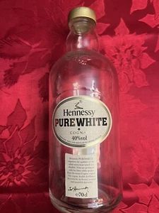 EMPTY HENNESSY PURE WHITE COGNAC COLLECTIBLE BOTTLE - Picture 1 of 4