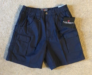 NWT Elite Series Tactical Men's Navy Blue Cargo Shorts - Size 32 - Picture 1 of 5