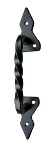 Torgriff Antik Türgriff Rustikal schwarz Beschlag Handgriff Haltegriff 260mm - Bild 1 von 5