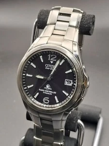 Citizen Attesa Eco Drive Radio Titanium H410-T003788 schwarz aus Japan - Bild 1 von 14