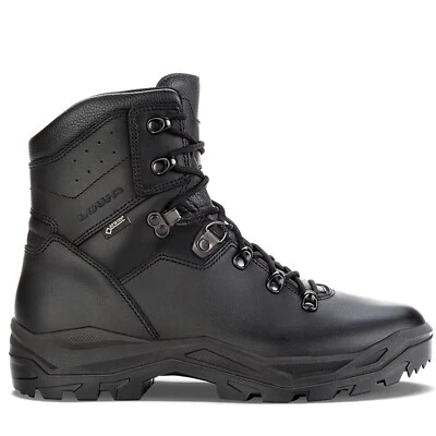 LOWA 3106720999 Men's R-6 GTX Black Leather Waterproof Tactical Duty Boots Shoes - Image 1 of 4