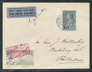 1935 HOLLAND rocket mail EZ 5C1 - Zucker signed - Picture 1 of 2