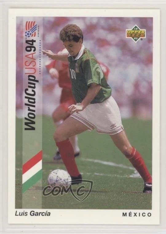 1993 Upper Deck World Cup 94 Preview English/Spanish Luis Garcia #40