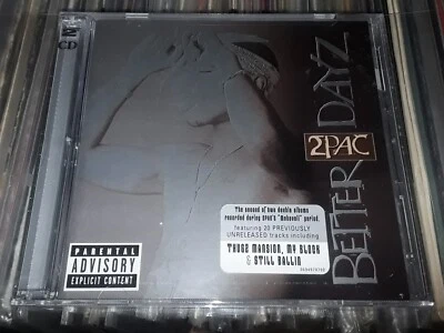RARE ORIGINAL 2PAC BETTER DAYZ CD 2002 USA EDITION HYPE STICKER SEALED TUPAC Foto 1 de 4