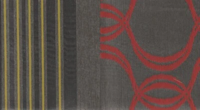 2 x Fabric Remnants Brown  - 23 x 25 cm - VillaNova Fossil - TCS Polyester   - Image 1 of 3