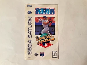 *Manual Only* World Series Baseball MLB Sega Saturn *Replacement* OEM - Picture 1 of 4