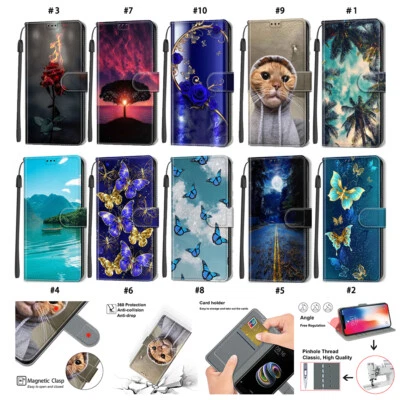 For iPhone 16 Pro Max 15 14 13 12 7 Magnetic Leather Flip Stand Card Wallet Case - Image 1 of 4