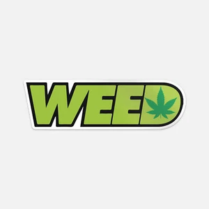 Weed Auto Auto Autoaufkleber Vinyl - Bild 1 von 4