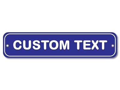 Custom Street Sign - Personalized Aluminum Sign - Custom Metal Sign, Name Sign - Image 1 of 4