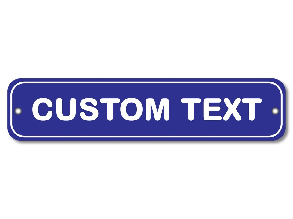 Custom Street Sign - Personalized Aluminum Sign - Custom Metal Sign, Name Sign - Image 1 of 4