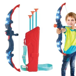 Bow & Arrow Archery Set kids Shooting Quiver Outdoor Fun Learning Game Sports - Picture 1 of 11