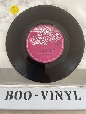 Errol Dixon - Let The Love Shine Into Your Heart rare 7” disco vinyl record NM - Image 1 of 3