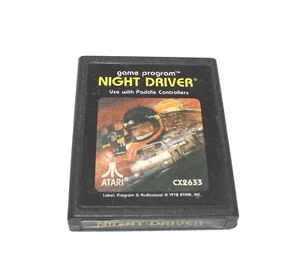 Atari 2600 Night Driver 1978 Cartridge OnlyTested Will Combine - Picture 1 of 6