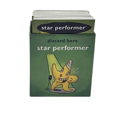 Juego de mesa Cranium 2004 repuestos, tarjetas verdes Star Performer, 150 cartas Foto 1 de 4