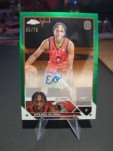 2024 Topps Cromo OTE Verde Rifrattore Efeosa Oliogu Rookie Auto /75 - Foto 1 di 2
