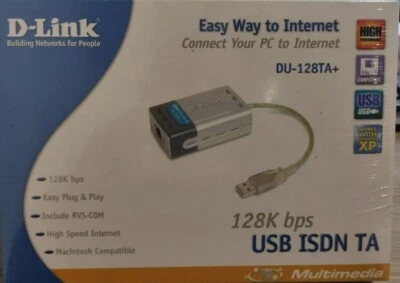 D-Link DU-128TA+ - USB ISDN TA 128k bps - Immagine 1 di 3