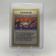 Super Energy Removal - #79/102 - Base Set 1999 WOTC Pokemon Trainer Card Rare LP