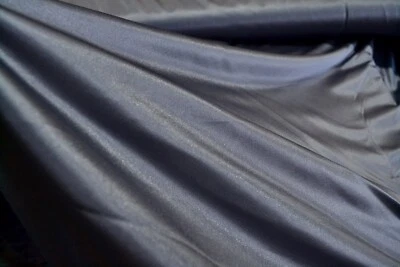 100%Nylon Tricot stretch fabric 40 denier lingerie, pajama_dark grey - Image 1 of 4