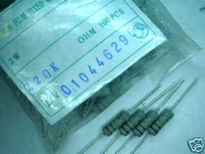 100pcs 1 ohm  2Watt 2W Resistor Axial   Carbon film #F19 - Picture 1 of 4