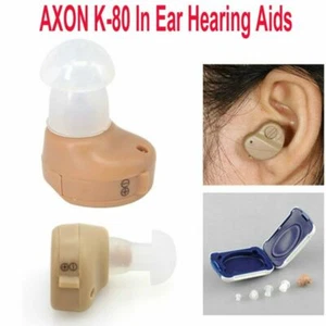 Super Mini AXON K-80 In Ear Hearing Aid Audiphone Sound Amplifier Adjustable - Picture 1 of 9