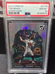 2022 Donruss Downtown TOM BRADY #DTTB PSA 10 GEM MINT - Picture 1 of 2