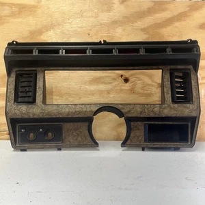 80-86 XL Burl Wood Speedometer Bezel Ford F150 F250 F350 Bronco - Bild 1 von 16