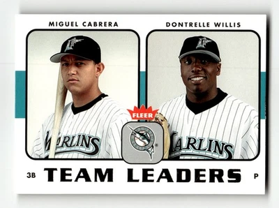 2006 Fleer #TL-11 Miguel Cabrera / Dontrelle Willis 团队领袖 — 第 1/2 张图片