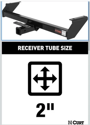 Curt 13180 подходит для 00-06 Toyota Tundra класс 3 приемник сцепное устройство - Изображение 1 из 4