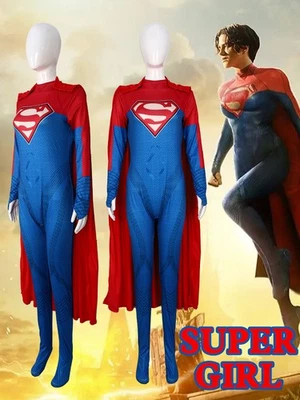 Cosplay Movie The Flash Superwoman Jumpsuit Superhero Adult Kids Bodysuit Zentai - Bild 1 von 4