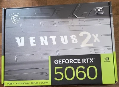 MSI GeForce RTX 5060 8G VENTUS 2X OC NVIDIA 8 GB GDDR7 - Immagine 1 di 3