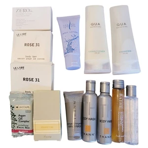 Lote de 31 champú jabón Le Labo Rose tamaño viaje belleza hotel spa lujo QUA THANN - Imagen 1 de 6