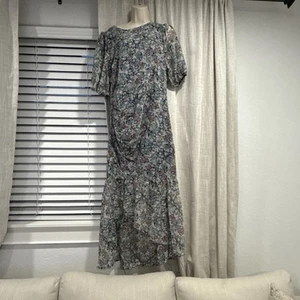 Astr the label floral sheer lined flowy maxi dress womens XL - Picture 1 of 8
