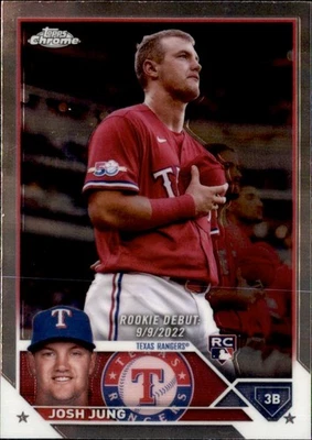 2023 Topps Update Chrome Josh Jung Texas Rangers #USC51 (RC) - Image 1 of 2