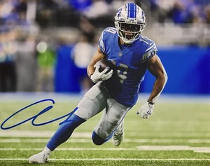 Amon-Ra ST. BROWN Signed 8x10 Photo! DETROIT LIONS PRO BOWLER WR! W/COA - Picture 1 of 2