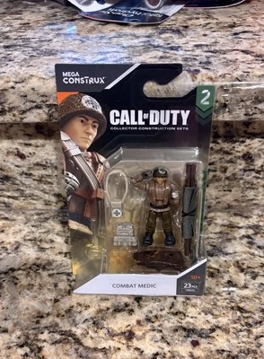 Mega Construx Call Of Duty Combat Medic 系列两件套全新带盒 — 第 1/2 张图片