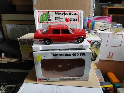Mercedes 450 SEL Bburago modelo vintage en caja 1/24 Foto 1 de 4