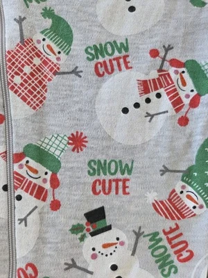 LINDA NIEVE 3-6 Meses Cremallera Dormir Nueva Con Etiquetas Foto 1 de 2