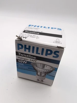 Philips halogen reflector Twistline aluminum 50W GU10 240V 2000h halogen lamp - Image 1 of 4