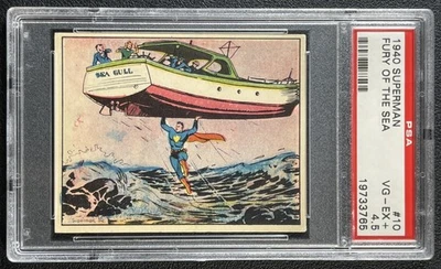 FURY OF THE SEA PSA 4.5 1940 GUM INC. SUPERMAN (R145) #10 - Image 1 of 2