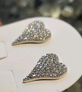 Moissanit Herz Ohrringe - Bild 1 von 8