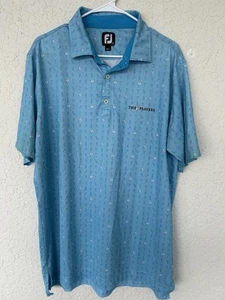NWOT FootJoy * THE PLAYERS* 19th Hole Pattern Golf Polo Shirt Size Large - Picture 1 of 6