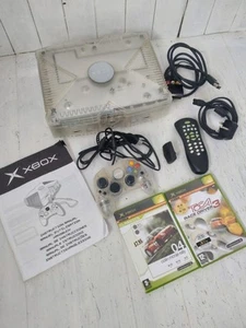 Microsoft Xbox 8GB Crystal Konsole + Crystal Controller + Remote + 2 Spiele - Bild 1 von 7