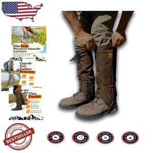 Polainas ajustables impermeables para piernas - Nylon Ripstop - Unisex Senderismo Caza Árbol... - Imagen 1 de 9