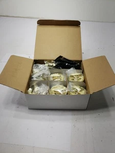 Defiant Single Cylinder Polished Brass Deadbolt Contractor 6 Pack 308663370 - Picture 1 of 10