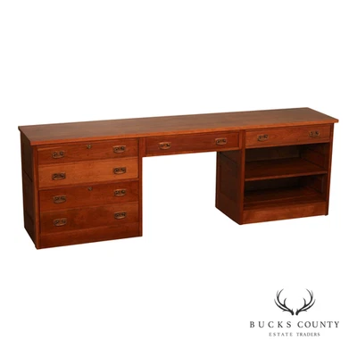 Escritorio Stickley Mission Collection Cherry Credenza Foto 1 de 4