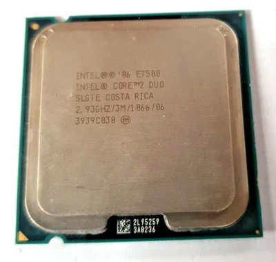 Intel Core 2 Duo E7500 2.93GHz CPU – Usato / Used – Testato / Tested – LGA775 - Immagine 1 di 2