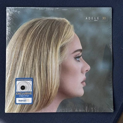 ADELE 30 WALMART EXCLUSIVE 2LP NEW Sealed Clear Vinyl Record Album Shrink Tear - Image 1 of 4