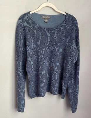Suéter de cachemir Grayson & Dunn azul cachemir talla XL Foto 1 de 4