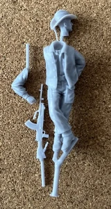 1/35 RESIN BRITISH LRDG SOLDAT STANDING WITH BREN GUN 112A - Bild 1 von 1