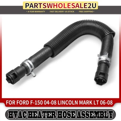 Outlet HVAC Heater Hose Assy for Ford F-150 04-08 Lincoln Mark LT 2006-2008 5.4L - Image 1 of 4